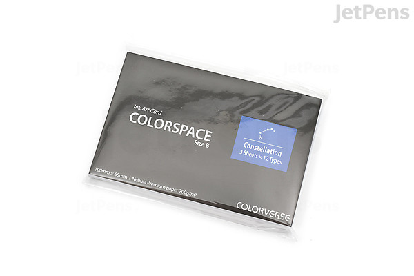 Colorverse Colorspace Ink Swatch Cards - Constellation - Size B - 36 ...