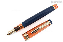Sailor Pro Gear Slim Manyo Fountain Pen Set - Persimmon (Budo) - 14k Medium Fine - Limited Edition - SAILOR 10-2753-344 Sailor Pro Gear Slim Manyo Fountain Pen Set - Persimmon (Budo) - 14k Medium Fine - Limited Edition - SAILOR 10-2753-344