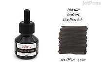 Herbin Indian Dip Pen Ink - Black - 50 ml Bottle - HERBIN 11209T Herbin Indian Dip Pen Ink - Black - 50 ml Bottle - HERBIN 11209T