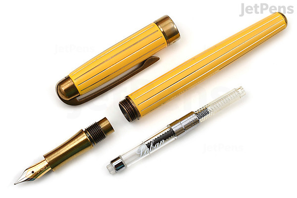 Laban Antique II Fountain Pen - Gold - Medium | JetPens
