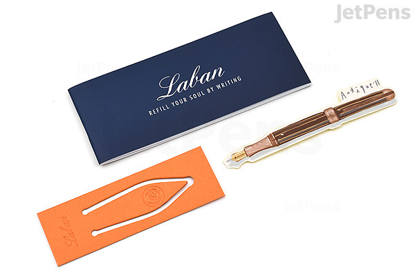 Laban Antique II Fountain Pen - Gold - Medium | JetPens