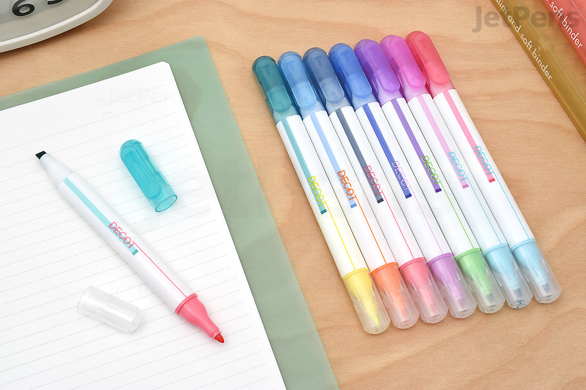 Sun-Star Decot Overwriting Markers' color combinations range from subtle to bold.
