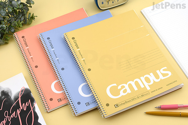 Compus Note Books KOKUYO Campus USA Spiral Notebook - College Ruled - 10.5
