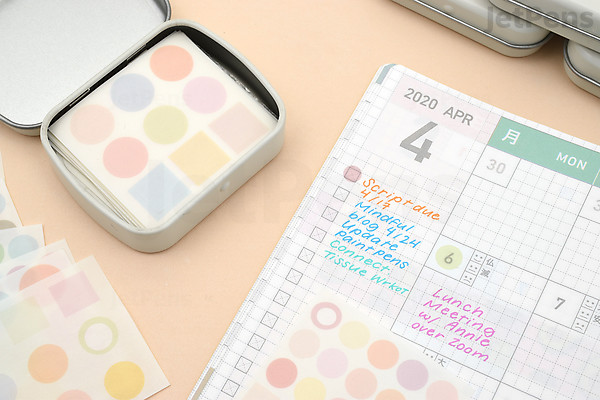 MU Mini Palette Stickers - Muted Colors | JetPens