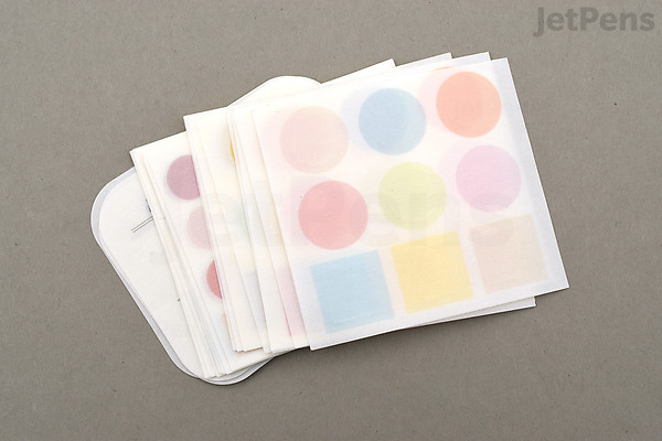 Mini Color Mu MU Mini Palette Stickers - Pastel Colors | JetPens