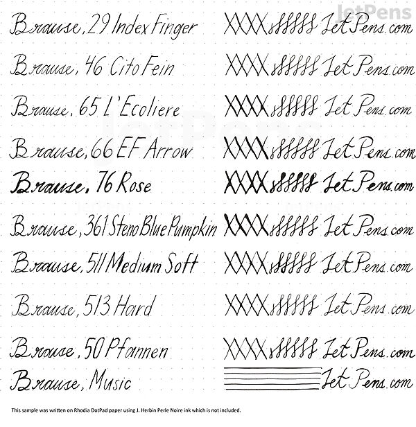 Pennini Calligrafia Brause Sténo - Confezione Da 3 Pezzi In Metallo Per Scrittura Corsiva - Foto 5