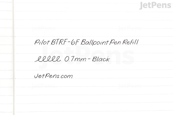 Pilot BTRF-6F Ballpoint Pen Refill - 0.7 mm - Black | JetPens