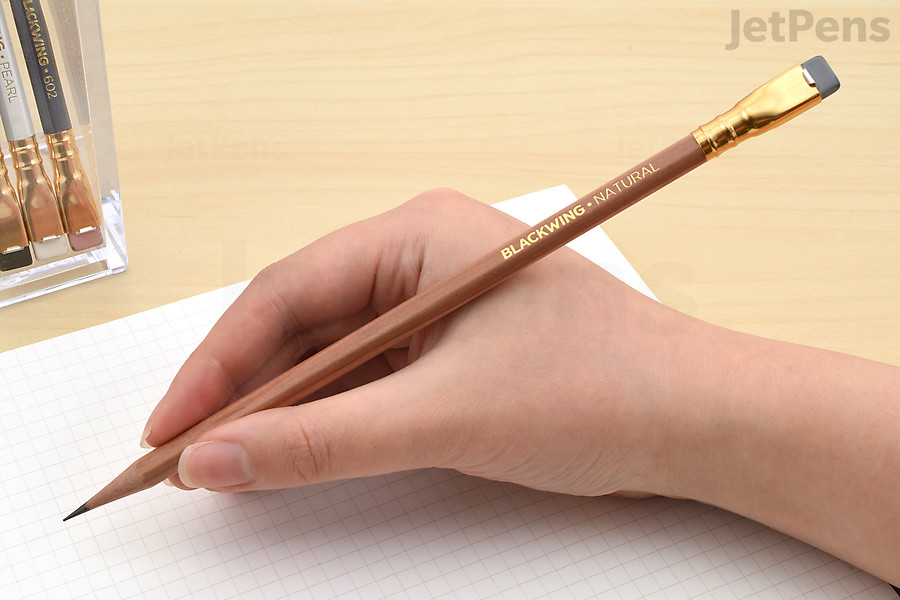 For a buttery-smooth writing experience, Blackwing Pencils are the way to go. The Blackwing Natural uses lead similar to HB.