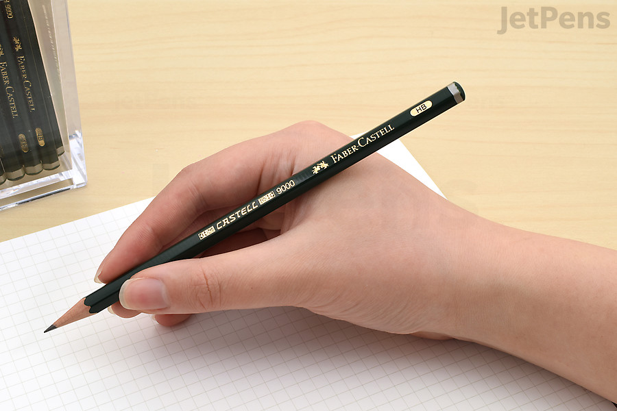 Engineers and designers will appreciate pencils like the Faber-Castell 9000 which are easy to control.
