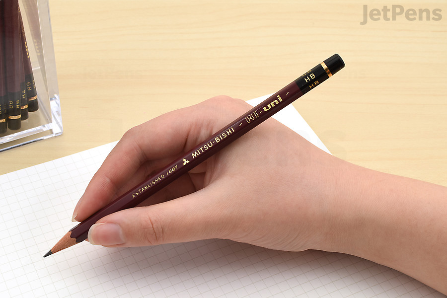 Artists will appreciate that Uni Mitsubishi Hi-Uni Pencils come in twenty-two lead grades from 10H to 10B.