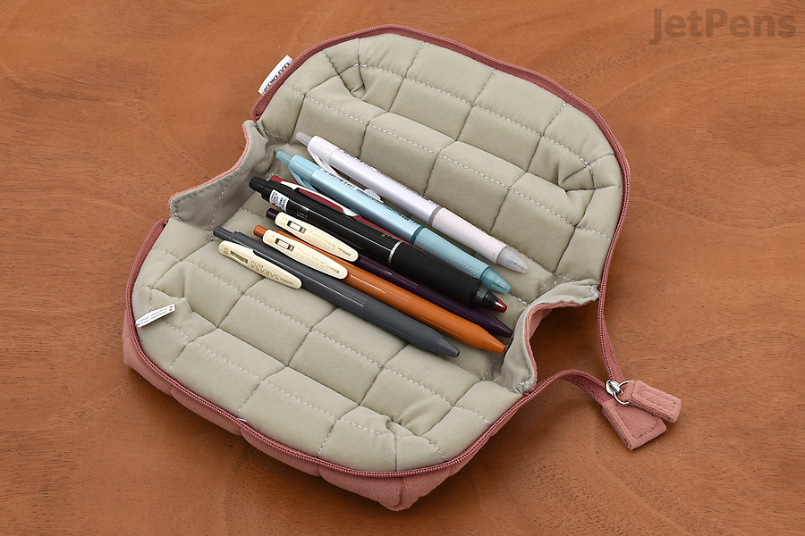 Kokuyo MOCOCO Pen Cases have plush interiors to gently cushion your writing instruments and cushy exteriors to match.
