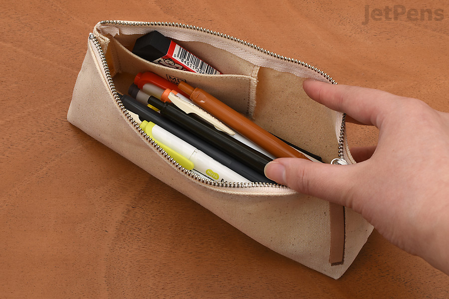 The Midori MD Kurashiki Canvas Pen Case is a humble, no-nonsense pouch that’s perfect for minimalists.