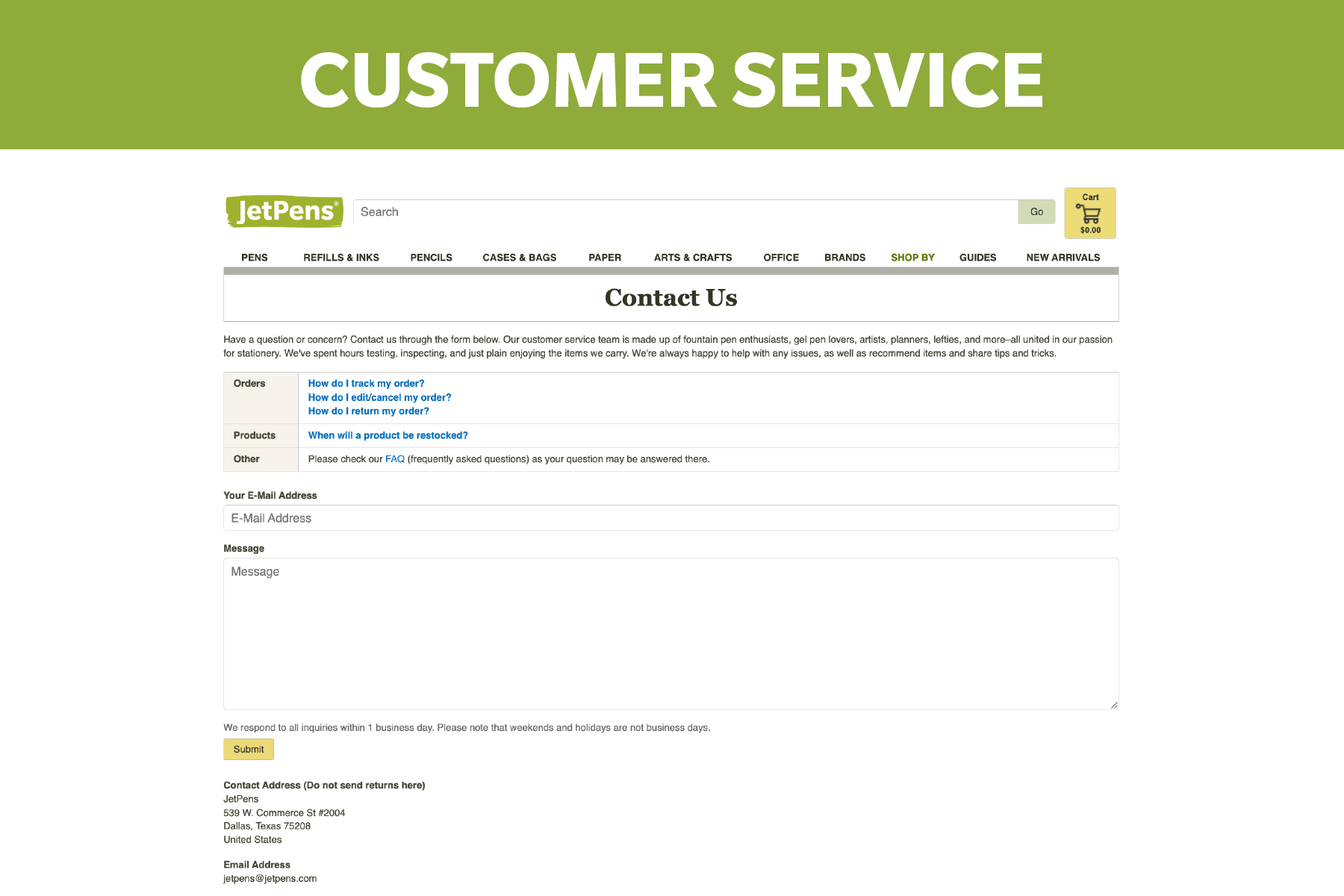 Customer Service