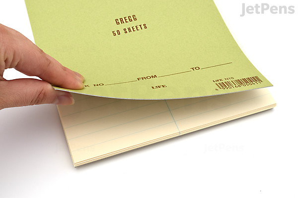 Gregg Ruled LIFE Stenographers' Notebook - A5 - Gregg Rule | JetPens