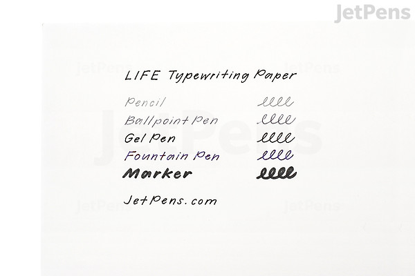 LIFE Typewriting Paper Pad - A4 - 50 Sheets | JetPens