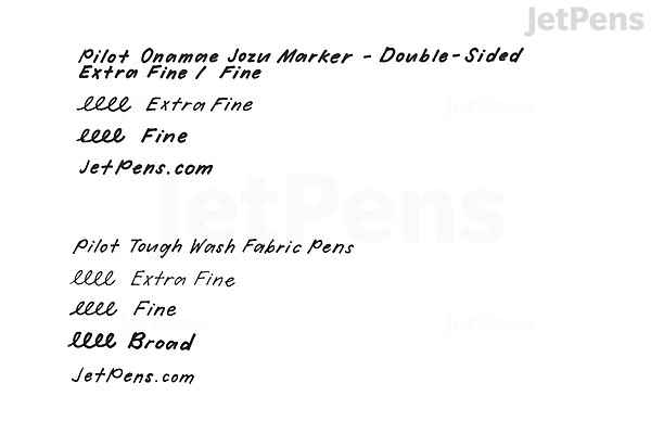 Pilot Name Marker Set with Template - Extra Fine | JetPens