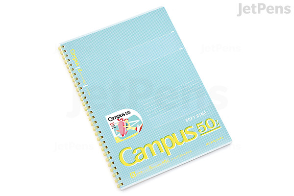 Color Coding Soft Ring Notebook KOKUYO Campus Soft Ring Notebook - Semi B5 - Dotted 6 mm Rule - Light ...