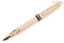 Esterbrook x TheCoffeeMonsterzCO Estie Fountain Pen - Cream with Gold Trim - Medium - Limited Edition - ESTERBROOK ECM506-M Esterbrook x TheCoffeeMonsterzCO Estie Fountain Pen - Cream with Gold Trim - Medium - Limited Edition - ESTERBROOK ECM506-M