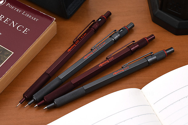 Rotring 600 Best Quality Mechanical Pencil Rotring 600 Drafting Pencil Mm  Black JetPens