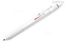 Rotring 600 3-in-1 2 Color Fine Ballpoint Multi Pen + 0.5 mm Pencil - White - ROTRING 2149494 Rotring 600 3-in-1 2 Color Fine Ballpoint Multi Pen + 0.5 mm Pencil - White - ROTRING 2149494