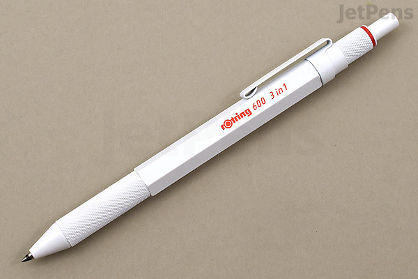 Rotring 600 3-in-1 2 Color Fine Ballpoint Multi Pen + 0.5 mm Pencil ...