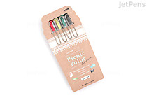 Uni-ball One Gel Pen - 0.38 mm - 4 Color Set - Picnic Color - Limited Edition - UNI UMNS38PIC4C Uni-ball One Gel Pen - 0.38 mm - 4 Color Set - Picnic Color - Limited Edition - UNI UMNS38PIC4C