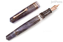 Leonardo Momento Magico Fountain Pen - Amethyst Sand with Rose Gold Trim - Fine - LEONARDO MAG-AMET-RG F Leonardo Momento Magico Fountain Pen - Amethyst Sand with Rose Gold Trim - Fine - LEONARDO MAG-AMET-RG F