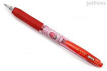 Zebra Sarasa Clip Fruit Scented Gel Pen - 0.5 mm - Strawberry - Red Ink - Limited Edition - ZEBRA JJ29-KF-R Zebra Sarasa Clip Fruit Scented Gel Pen - 0.5 mm - Strawberry - Red Ink - Limited Edition - ZEBRA JJ29-KF-R