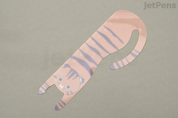Velos Hanging Cat Ruler Bookmark - Tabby Cat | JetPens