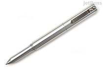 Schon DSGN Machined Pen V2 Ballpoint Pen - Silver Anodized Aluminum - SCHON DSGN V2 BALLPOINT SILVER Schon DSGN Machined Pen V2 Ballpoint Pen - Silver Anodized Aluminum - SCHON DSGN V2 BALLPOINT SILVER