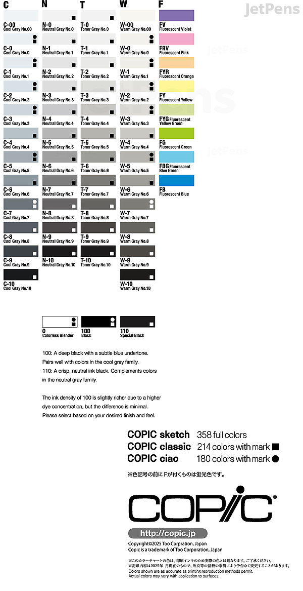 W1 Copic Code Copic Ciao Marker - 0 Colorless Blender | JetPens