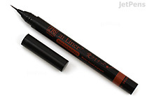 Kuretake Ai Liner Brush Pen - Ultra Fine - Brown - KURETAKE ED101-060 Kuretake Ai Liner Brush Pen - Ultra Fine - Brown - KURETAKE ED101-060