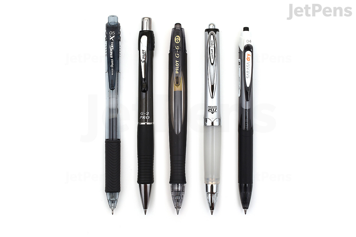 Gel Pen German Pen Brands JetPens Ergonomic Gel Pen Sampler