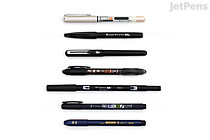 Penna A Pennello Pentel Fude Portable - Punta Media, Corpo Nero, XGFKP-A - Foto 4