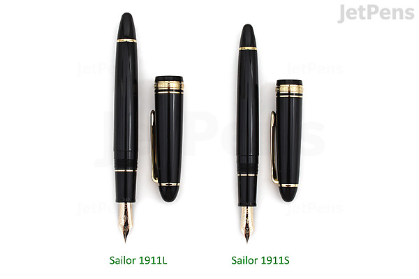 Sailor 1911 Large Montblanc Nib Size Comparison Sailor 1911L