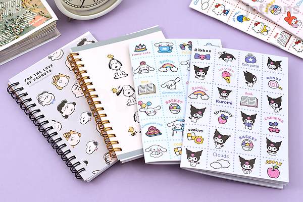 Sticker Boolets Kamio Sticker Collection Book - Sanrio - Kuromi - Limited Edition | JetPens